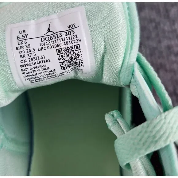Nike Air Jordan Luka Doncic 1 Easter Mint Foam Purple Teal DQ6513-305 Boy's - Picture 7 of 15
